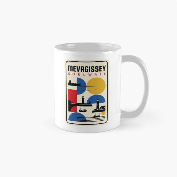 Item preview, Retro Mevagissey Bauhaus Geometric Skyline designed and sold by k3rstman1.