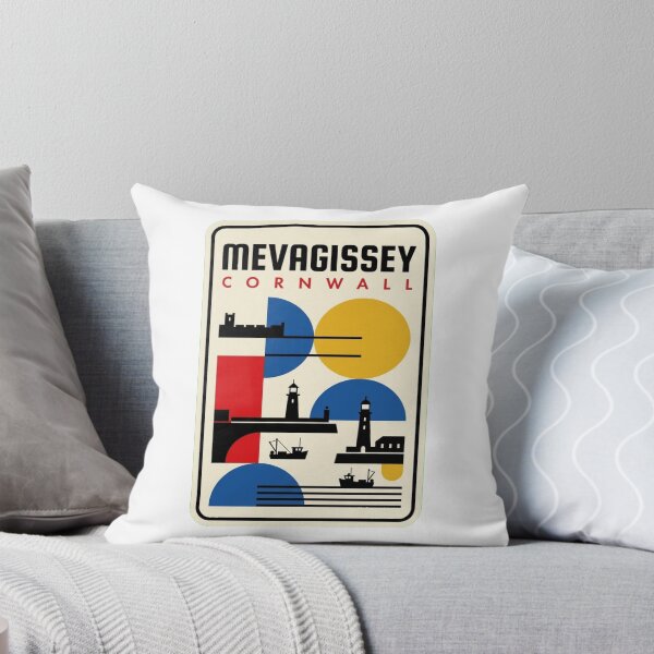 Item preview, Retro Mevagissey Bauhaus Geometric Skyline designed and sold by k3rstman1.
