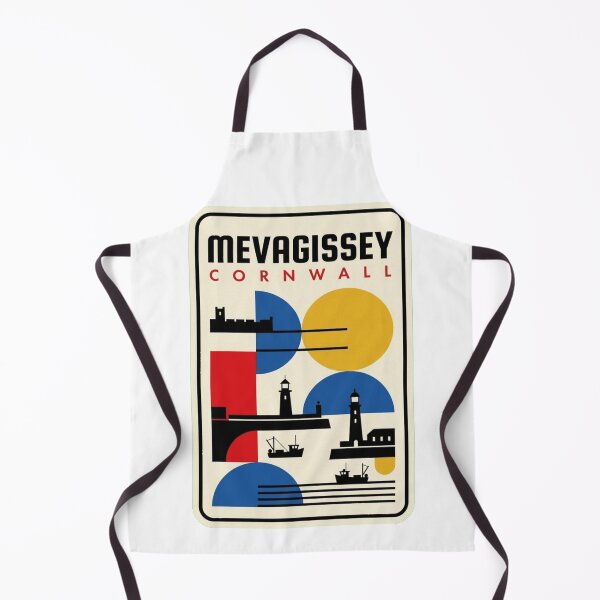 Item preview, Retro Mevagissey Bauhaus Geometric Skyline designed and sold by k3rstman1.