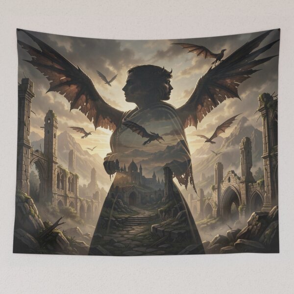 Item preview, Epic dark fantasy scene in Boris Vallejo style designed and sold by FotoworldEdel.