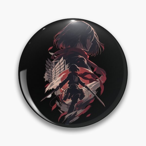 Item preview, Mikasa Ackerman Silhouette – Attack on Titan designed and sold by · GAMING SOUL ·.