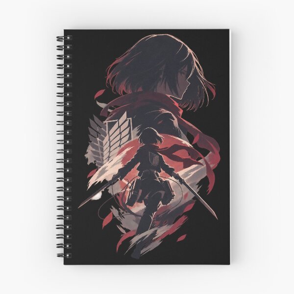 Artikelvorschau, Mikasa Ackerman Silhouette – Attack on Titan entworfen und verkauft von · GAMING SOUL ·.