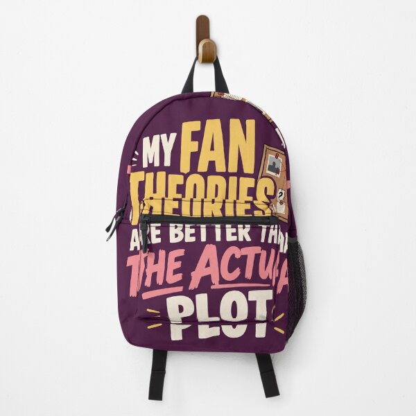 Item preview, My Fan Theories Are Better Than The Actual Plot Funny Typography Tee designed and sold by Fanverse Merchandise.