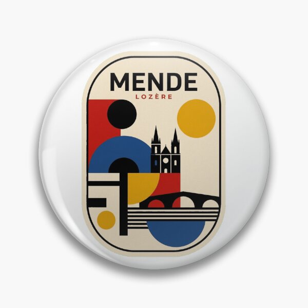 Item preview, Retro Mende Bauhaus Geometric Skyline designed and sold by k3rstman1.
