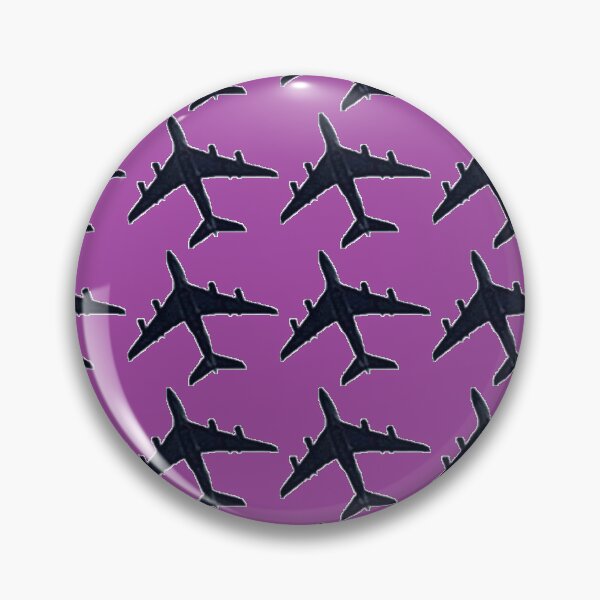 Item preview, Plane  Air Bus A380 Plane on Purple Back Ground designed and sold by Am Fear Liath Mòr Designs.