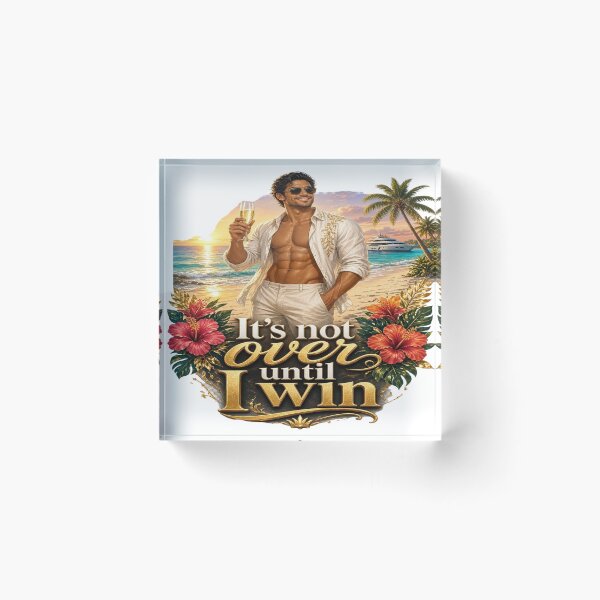 Item preview, It's Not Over Until I Win - Tropical Luxury Millionaire T-Shirt    designed and sold by Sushikidsntoddlers.