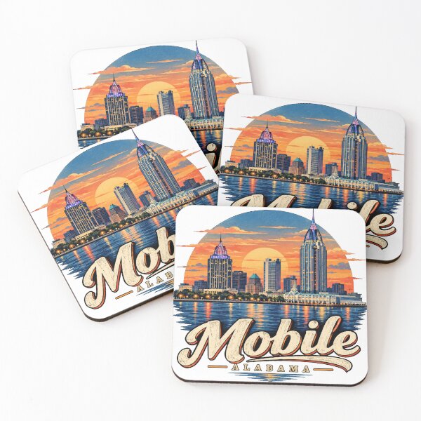 Item preview, Vintage Mobile Alabama Travel Souvenir Landmark Gift designed and sold by MichaeIRellov.