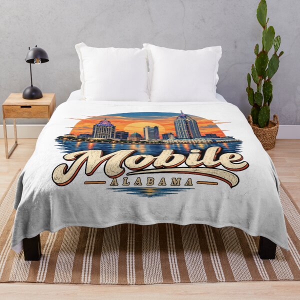Item preview, Vintage Mobile Alabama Travel Souvenir Landmark Gift designed and sold by MichaeIRellov.