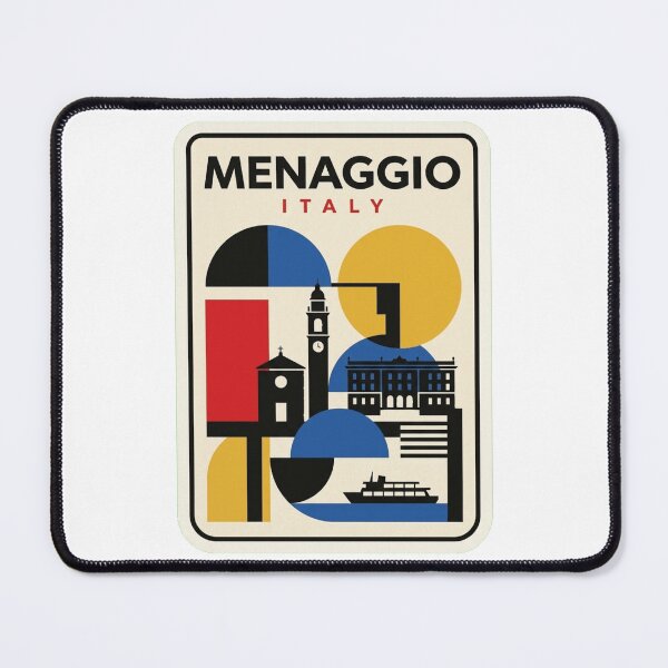 Item preview, Retro Menaggio Bauhaus Geometric Skyline designed and sold by k3rstman1.