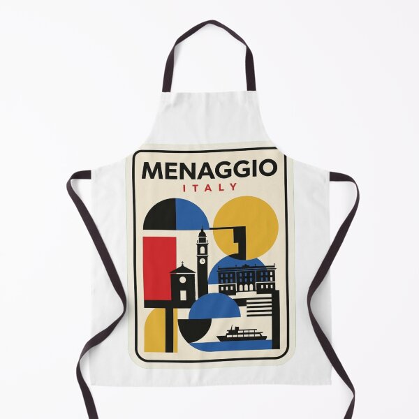 Item preview, Retro Menaggio Bauhaus Geometric Skyline designed and sold by k3rstman1.