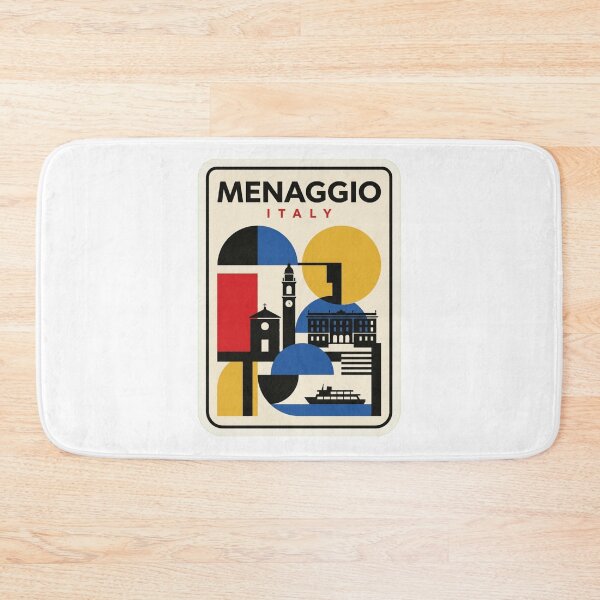 Item preview, Retro Menaggio Bauhaus Geometric Skyline designed and sold by k3rstman1.