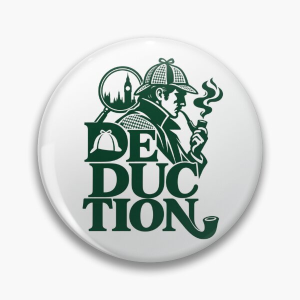 Item preview, Sherlock Holmes: Deduction in Deep Green designed and sold by Fenay Designs.