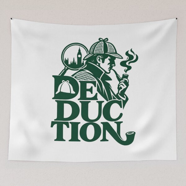 Item preview, Sherlock Holmes: Deduction in Deep Green designed and sold by Fenay Designs.