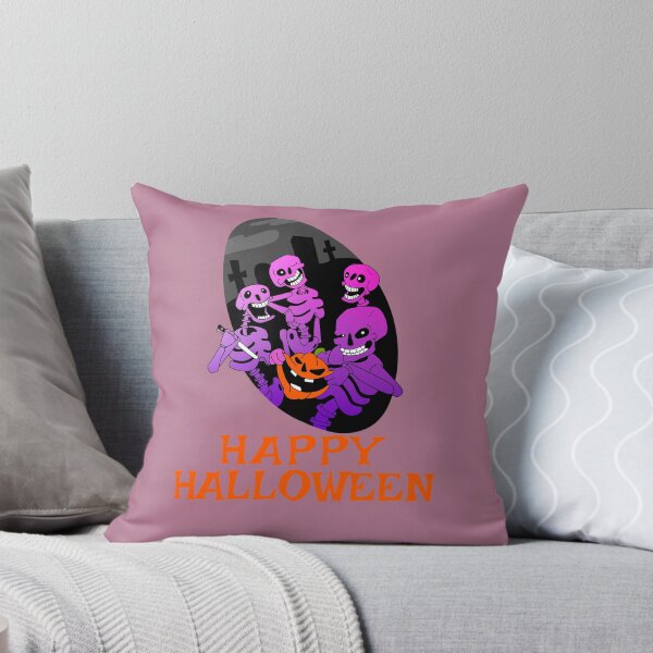 Item preview, Happy Halloween - Scary Skeleton With Pumpkin Collection Designs designed and sold by MemWear.