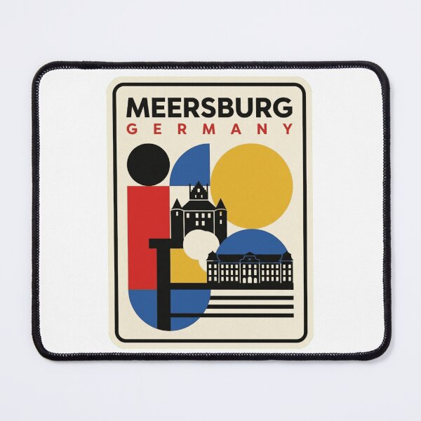 Item preview, Retro Meersburg Bauhaus Geometric Skyline designed and sold by k3rstman1.