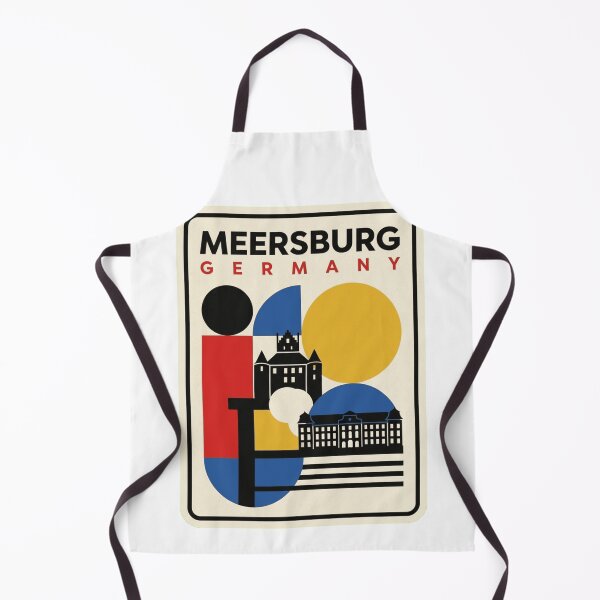 Item preview, Retro Meersburg Bauhaus Geometric Skyline designed and sold by k3rstman1.