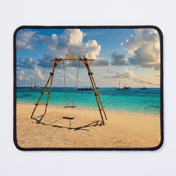 Item preview, Bamboo Swimg on Paradise Island Beach Egypt designed and sold by BeataChojecka.