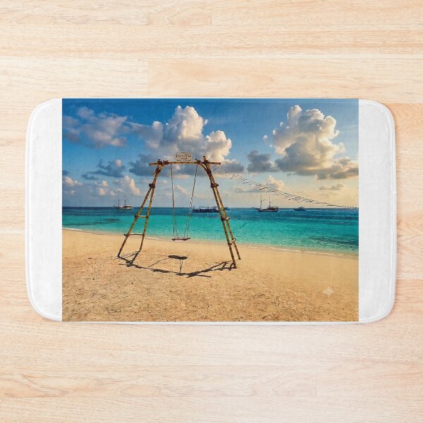 Item preview, Bamboo Swimg on Paradise Island Beach Egypt designed and sold by BeataChojecka.