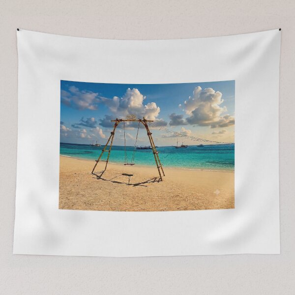 Item preview, Bamboo Swimg on Paradise Island Beach Egypt designed and sold by BeataChojecka.