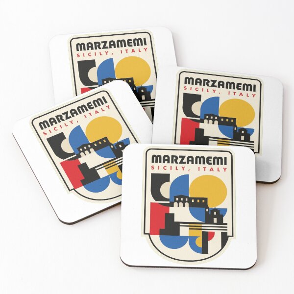 Item preview, Retro Marzamemi Bauhaus Geometric Skyline designed and sold by k3rstman1.