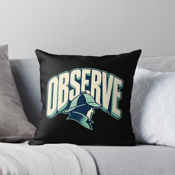 Item preview, Sherlock Holmes: Observe in Teal and Navy designed and sold by Fenay Designs.