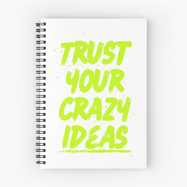 Item preview, Trust Your Crazy Ideas Motivational Typography Art designed and sold by serotonin75114.