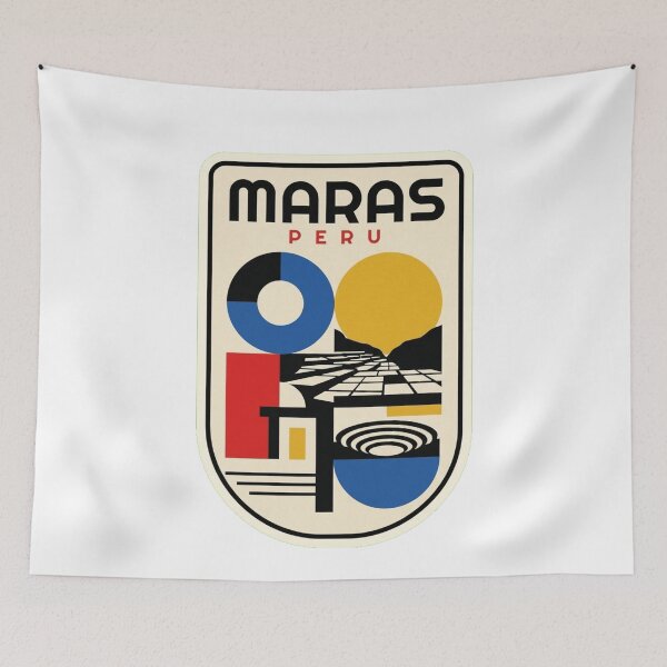 Item preview, Retro Maras Bauhaus Geometric Skyline designed and sold by k3rstman1.