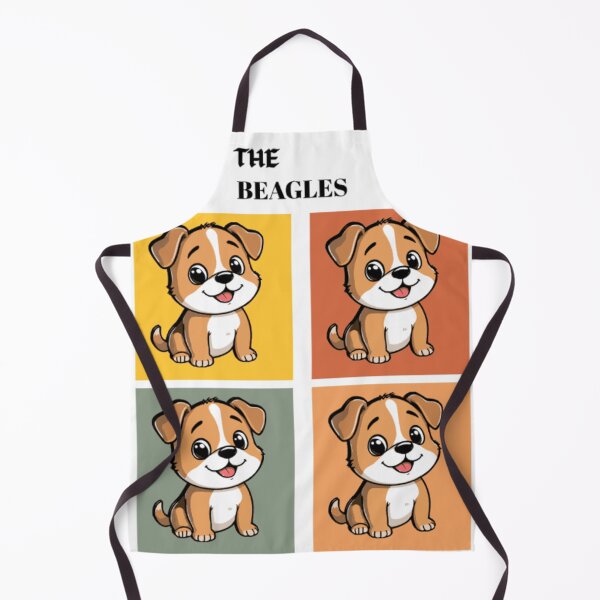 Item preview, The Beagles Funny Cute Puppy Pop Art designed and sold by Founderpallavi.