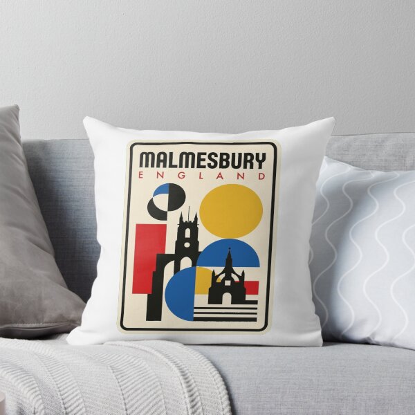 Item preview, Retro Malmesbury Bauhaus Geometric Skyline designed and sold by k3rstman1.