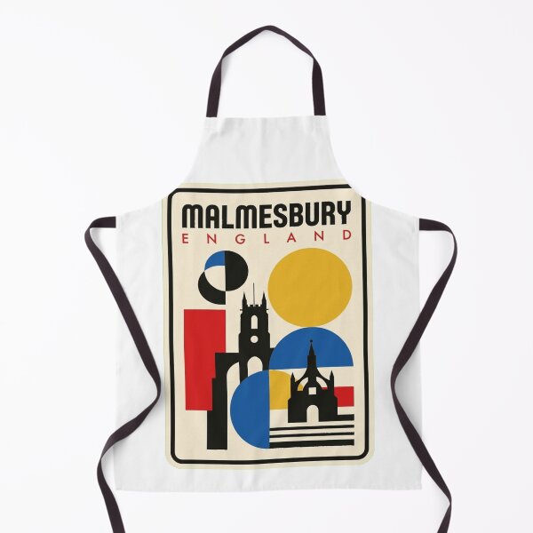 Item preview, Retro Malmesbury Bauhaus Geometric Skyline designed and sold by k3rstman1.