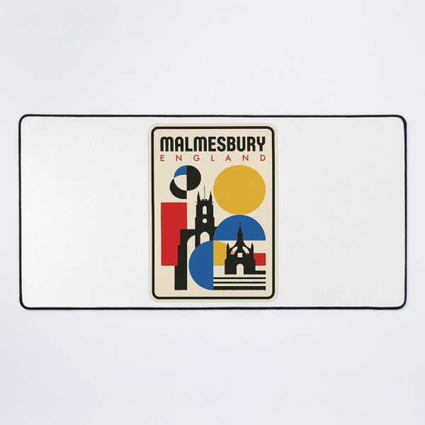 Item preview, Retro Malmesbury Bauhaus Geometric Skyline designed and sold by k3rstman1.