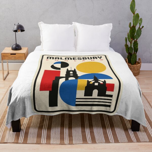 Item preview, Retro Malmesbury Bauhaus Geometric Skyline designed and sold by k3rstman1.
