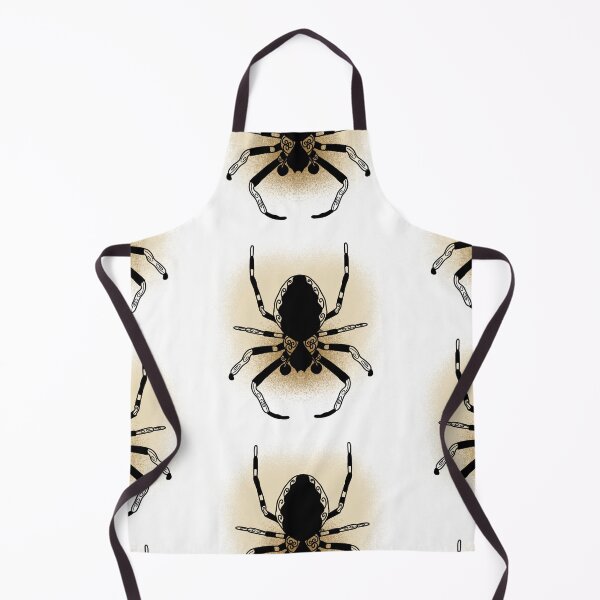 Item preview, Walnut Orb-Weaver Spider Line-art (Yellow & Cream) designed and sold by Burnt_Pikachu.