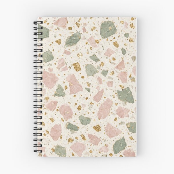 Item preview, Pastel Terrazzo Stone Fragment Abstract Mosaic Pattern designed and sold by IntelliMindDesigns.
