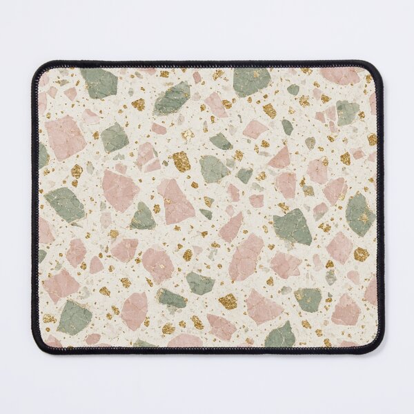 Item preview, Pastel Terrazzo Stone Fragment Abstract Mosaic Pattern designed and sold by IntelliMindDesigns.