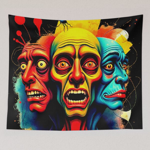 Item preview, Three Faces of Psychedelic Terror designed and sold by RAISC.