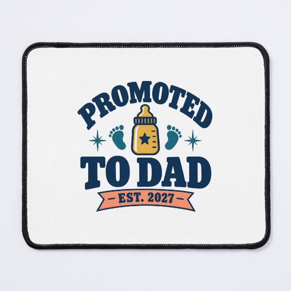 Item preview, Promoted To Dad Est 2027 designed and sold by calicito.