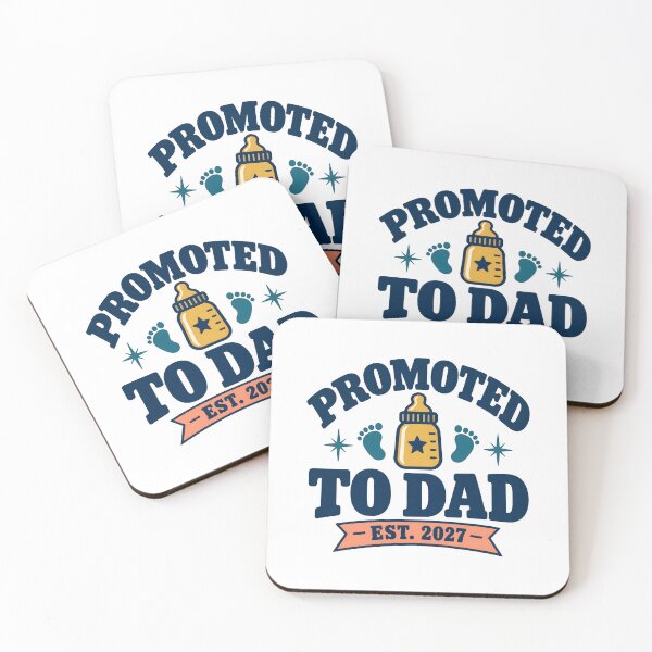Item preview, Promoted To Dad Est 2027 designed and sold by calicito.