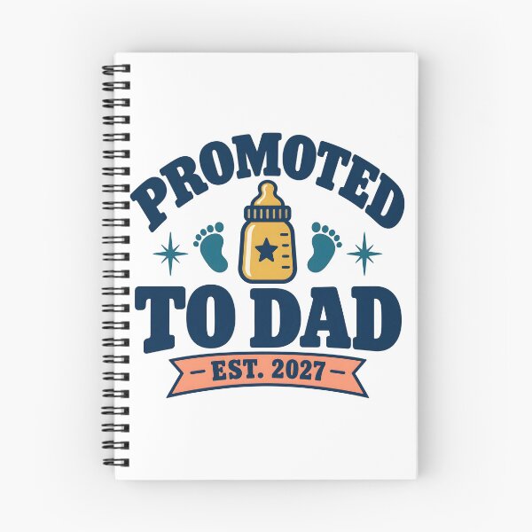 Item preview, Promoted To Dad Est 2027 designed and sold by calicito.