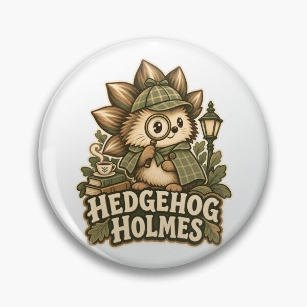 Item preview, Sherlock Holmes: Cozy Hedgehog Detective designed and sold by Fenay Designs.