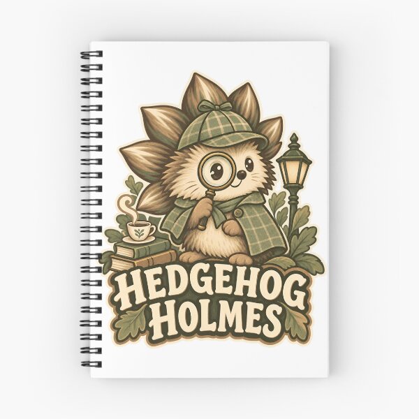 Item preview, Sherlock Holmes: Cozy Hedgehog Detective designed and sold by Fenay Designs.