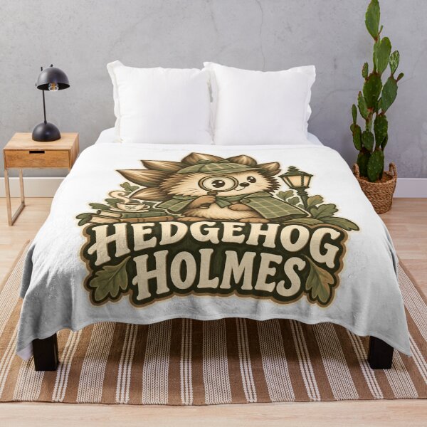 Item preview, Sherlock Holmes: Cozy Hedgehog Detective designed and sold by Fenay Designs.