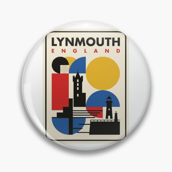 Item preview, Retro Lynmouth Bauhaus Geometric Skyline designed and sold by k3rstman1.