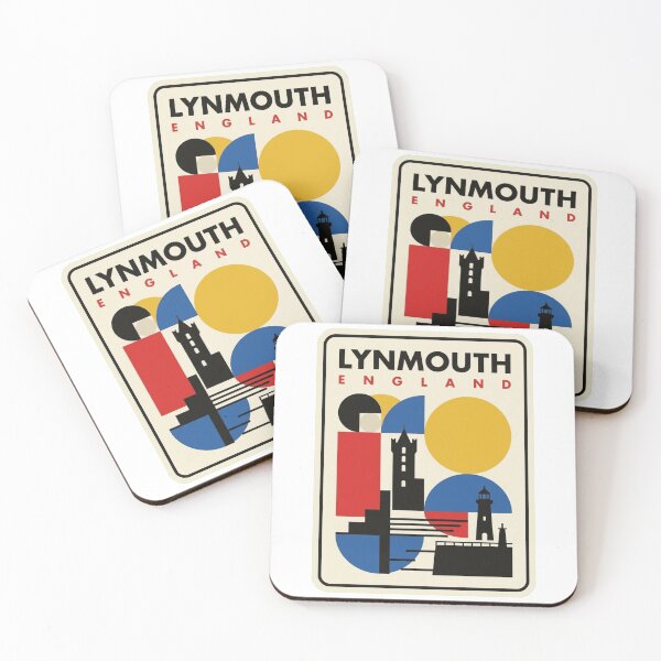 Item preview, Retro Lynmouth Bauhaus Geometric Skyline designed and sold by k3rstman1.