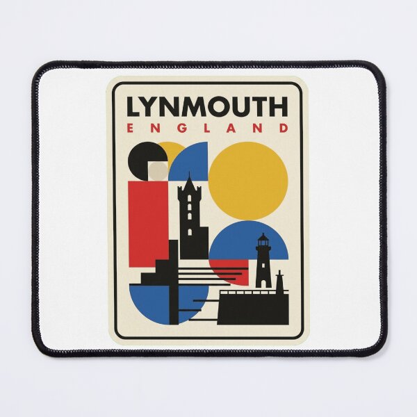 Item preview, Retro Lynmouth Bauhaus Geometric Skyline designed and sold by k3rstman1.