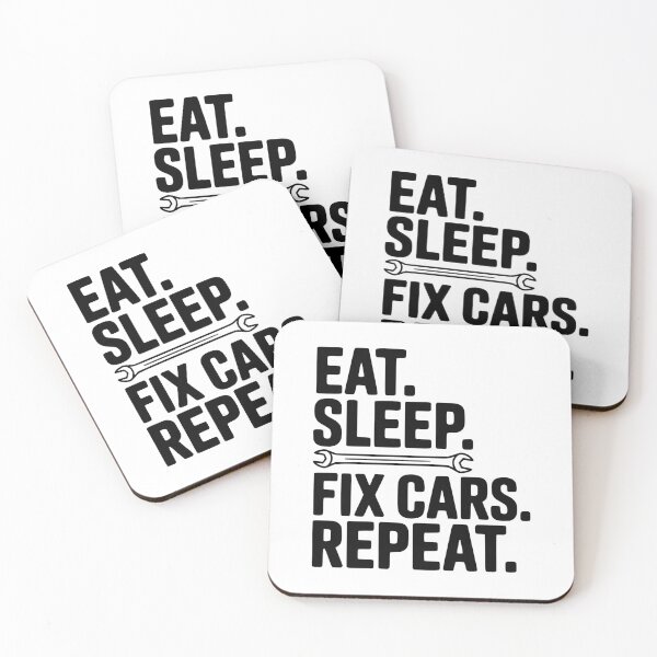 Item preview, Eat. Sleep. Fix Cars. Repeat. designed and sold by Frank Ring.