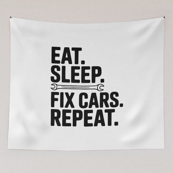 Item preview, Eat. Sleep. Fix Cars. Repeat. designed and sold by Frank Ring.