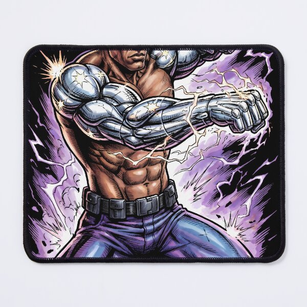 Artikelvorschau, Jax Briggs Mortal Kombat Kampfspiel Grafik-T-Shirt entworfen und verkauft von Senpaiwaves.