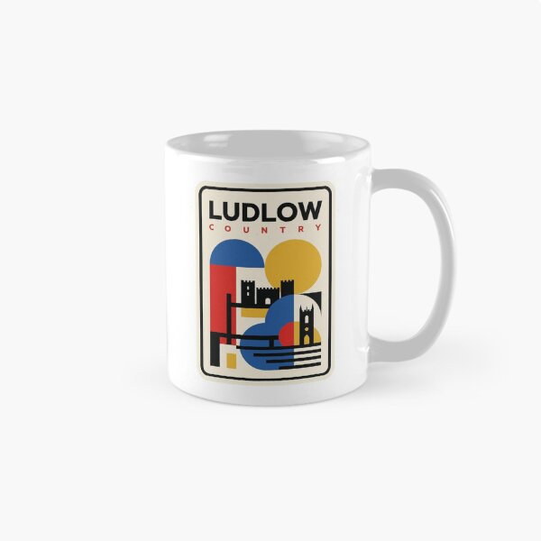 Item preview, Retro Ludlow Bauhaus Geometric Skyline designed and sold by k3rstman1.