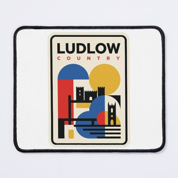 Item preview, Retro Ludlow Bauhaus Geometric Skyline designed and sold by k3rstman1.